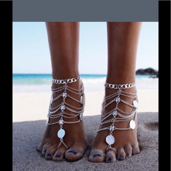 Coin Boho Foot Body Jewelry - Picture 6 of 6